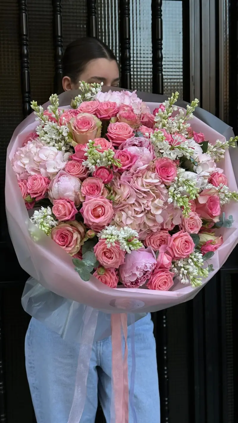 Pink and White Mix